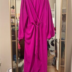 Boohoo Fuchsia Dress